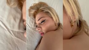 Busty Latina MILF Girlfriend Wakes Me up and Rides Me in Bed Until I Cum Inside Her