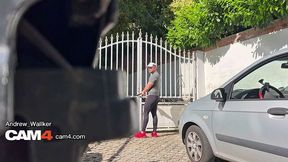 Andrew Wallker Spied By A Perv During Fitness Jerk And Intense Cumshot