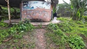 blowjob in abandoned waterpark