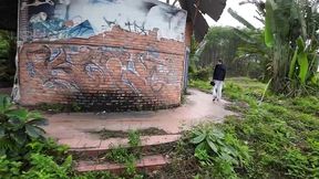 blowjob in abandoned waterpark