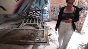 blowjob in abandoned waterpark