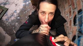 blowjob in abandoned waterpark