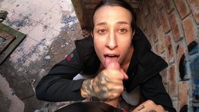 blowjob in abandoned waterpark