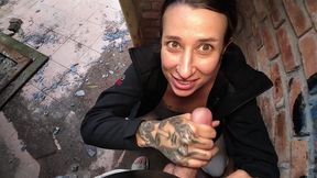 blowjob in abandoned waterpark