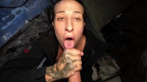 blowjob in abandoned waterpark