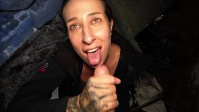 blowjob in abandoned waterpark
