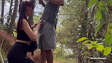 Fucked outdoors
