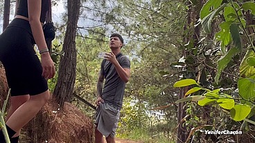 Fucked outdoors