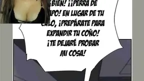 Busty Stepmom in Lace lingerie Teases Stepson in steamy anime scene