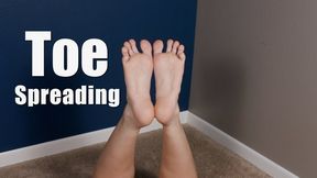 Toe Spreading Barefoot Soles Up in Air Feet Fetish - Kylie Jacobsx - WMV 1080p HD