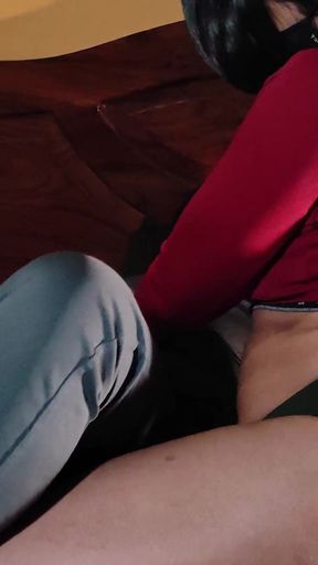 Thick Plump Asian Wife Takes All the Cum From a Fat Black Cock