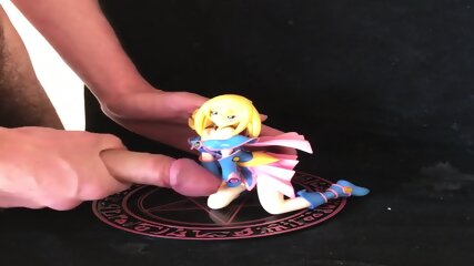 Unboxing Dark Magician Girl anime figurine and giving her a warm welcome