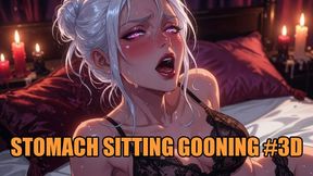 Stomach Sitting Gooning #3D: Belly Throne Goon Trance (Animated, Music, Text)