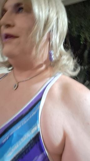 At my local car wash, getting wet!