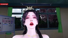 Pixelated Beauty with Dangerous Curves - 3D Hentai Animation