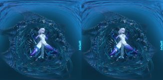 Genshin Skirk tentacled underwater VR