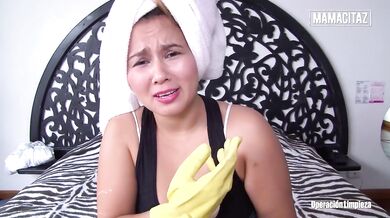 Big Booty Maid Facialized After Bouncing On Boss' Fat Cock - MAMACITAZ