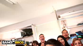 Dorm Invasion: Bangbros' Diamond Kitty, L Roxxx, and L Starr Crash the Party