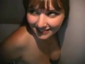 Hot bride at the hole