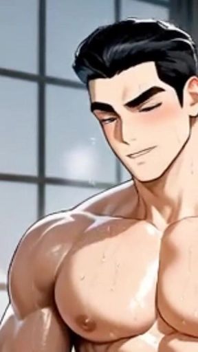 The Instructor Ate the Twink Ass at the Gym. Gay Boy Hentai Animation Yaoi Anime.