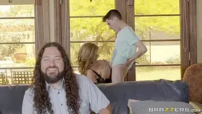 Housewife Fucking Her Neighbor While Her Husbang Watching Tv With Eva Notty