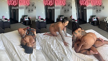 ROCKETRIDERS FT BADKITTY BBW BADDIE WITH ALOT OF ASS BTS!