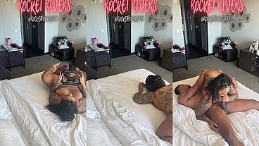 ROCKETRIDERS FT BADKITTY BBW BADDIE WITH ALOT OF ASS BTS!