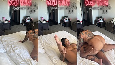 ROCKETRIDERS FT BADKITTY BBW BADDIE WITH ALOT OF ASS BTS!