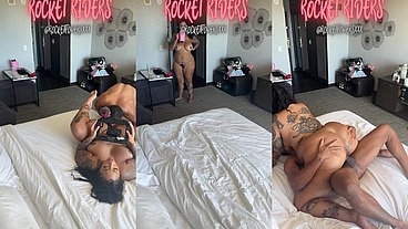 ROCKETRIDERS FT BADKITTY BBW BADDIE WITH ALOT OF ASS BTS!