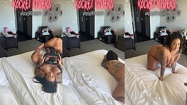 ROCKETRIDERS FT BADKITTY BBW BADDIE WITH ALOT OF ASS BTS!