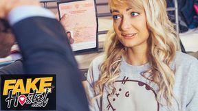Fake Hostel featuring Kira Queen and Lola Shine's small tits scene