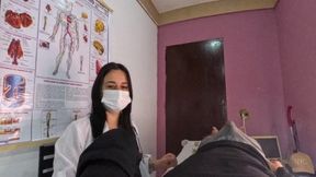 Unexpected Erection In Front Of The Nurse