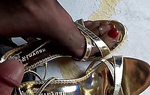 Feet in Nylons and Heels Piss Compilation