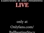 Elastrated Banded Testicles & Bare Fist Nut Smash Punches CBT Fetish KneeHigh Socks Trailer Onlyfans