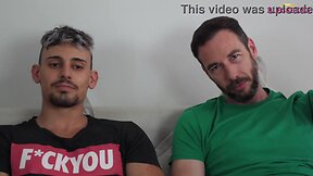 Exploring interracial pleasure: a latino compilation of a straight mans adventure with his gay friends