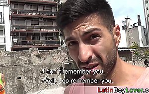 Cute latin hunk got a deepthroat blowjob and barebacked