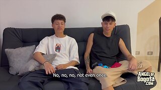 A young Latino guy gets fucked by his friend the barber in this steamy scene