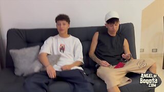 A young Latino guy gets fucked by his friend the barber in this steamy scene
