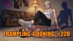 Trampling Gooning #22D: Crushed Beneath My Stomp (Animated, Music, Text)