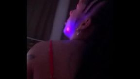 Delightful DIY session featuring petite breasts