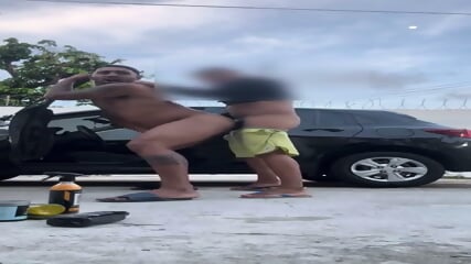 BrunoM Car Wash Fuck  Netherlands