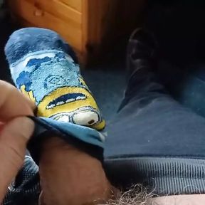 condom socks jerk