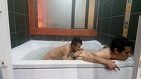 Latino Friend Fucks Me In The Jacuzzi