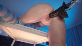 Perverted MILF thrilling masturbation