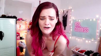 British Femdom POV Red Head Babe Ruins Premature Loser Early Jerk Off Instruction