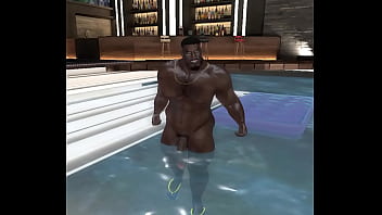 huge black football player doesn&#039_t appreciate drone watching him