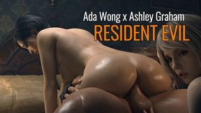 Re7 Ada Wong X Ashley Graham Resident Evil Exciting Threesome - Hero & Ladies Action