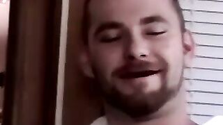 MATT UNLEASHES A DESTRUCTION OF CUM ON THIS LUCKY BOTTOM