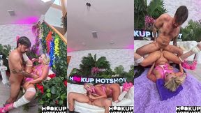 nade stretches tiffani madison s throat with facefucking!