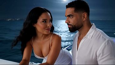 I know a young millionaire, and he invites me to have sex on his luxury yacht (AI-generated video)